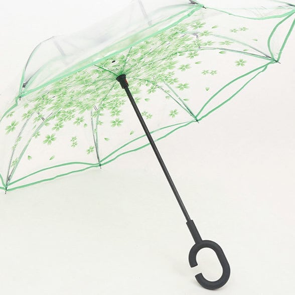 Умный зонт Сакура зелёный