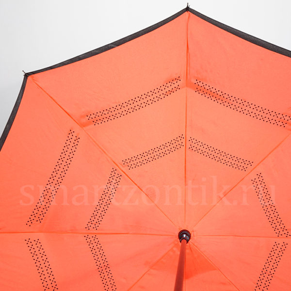 Умный зонт персик