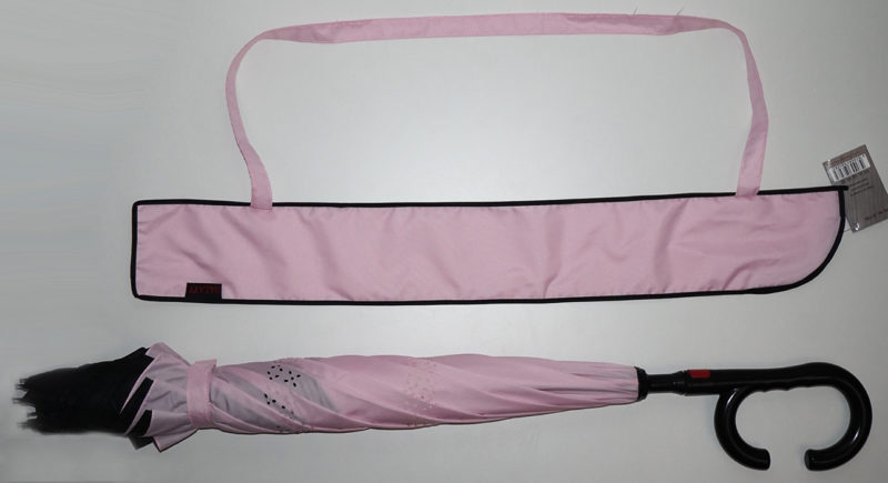 Умный зонт розовый